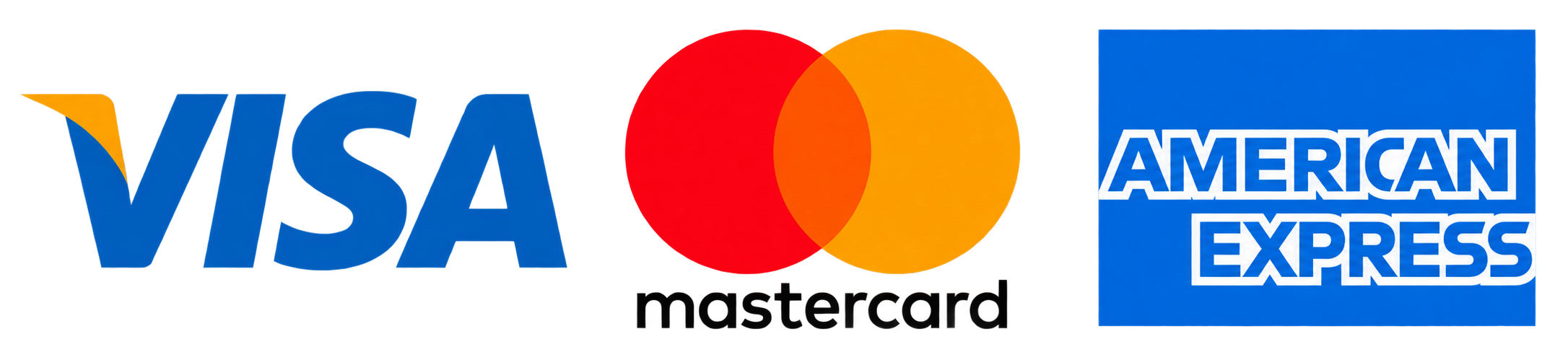 Tarjetas aceptadas: Visa, Mastercard, American Express